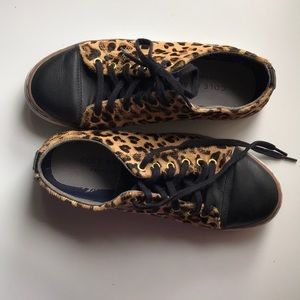 Cole Haan Leopard print shoes